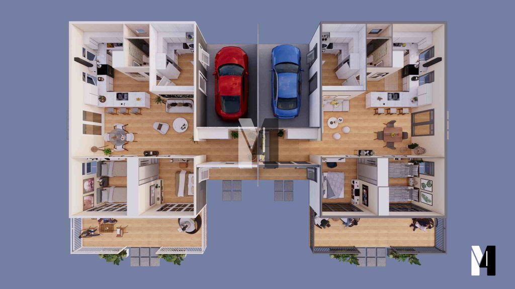 multi family duplex unit interior edited marked 44